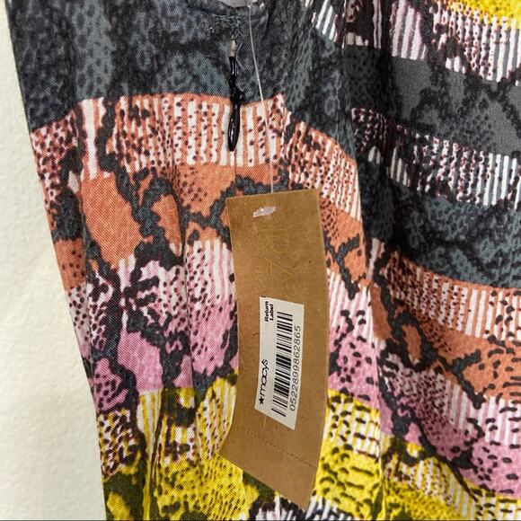 Rachel Roy | Snake Print Fit Flare Dress - Picture 6 of 7